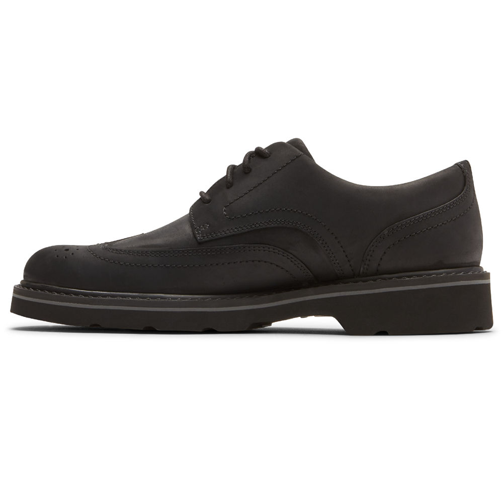 Rockport Sneakers For Mens Black - Charlee Waterproof Wingtip - QB5081426